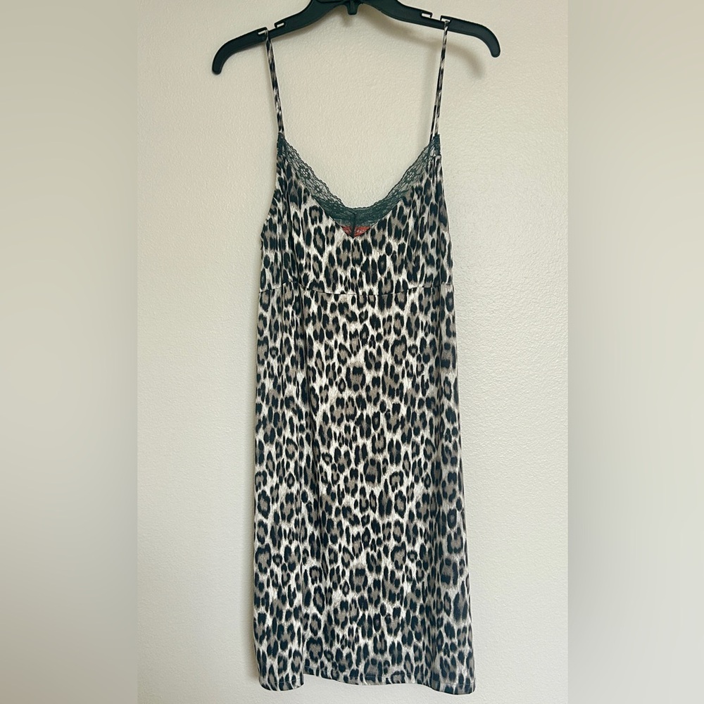 NWOT Animal Print Camisole/Slip, size LG
